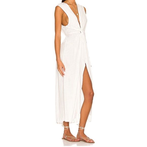 CREAM SUMMER DRESS/COVER UP - Picture 2 of 3